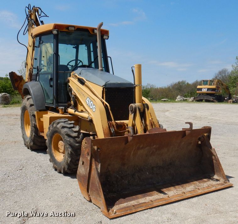 image for item DA5295 2004 John Deere 410G  backhoe