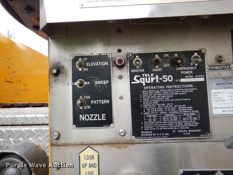 image for item DE8449 1978 American Lafrance  ladder fire truck