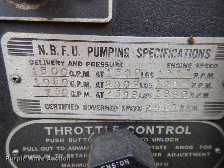 image for item DE8449 1978 American Lafrance  ladder fire truck