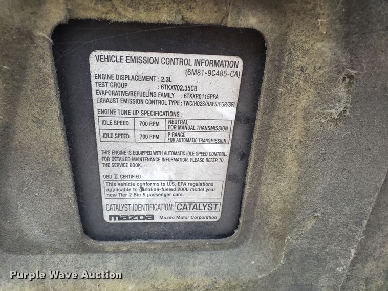 image for item DI4761 2006 Mazda 6