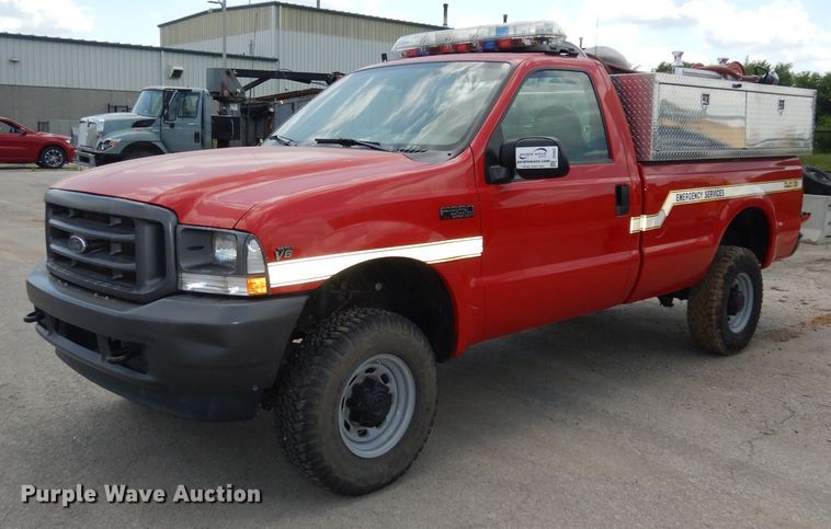 image for item DI6665 2002 Ford F350 Super Duty  brush fire truck