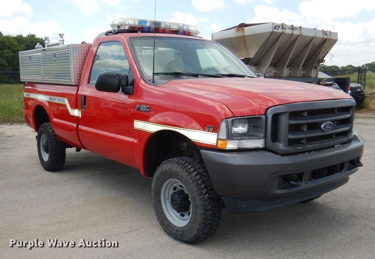 image for item DI6665 2002 Ford F350 Super Duty  brush fire truck