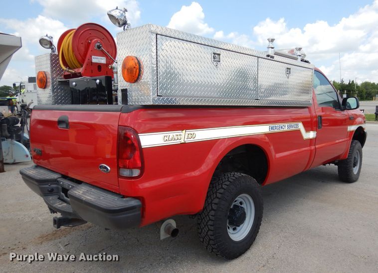 image for item DI6665 2002 Ford F350 Super Duty  brush fire truck
