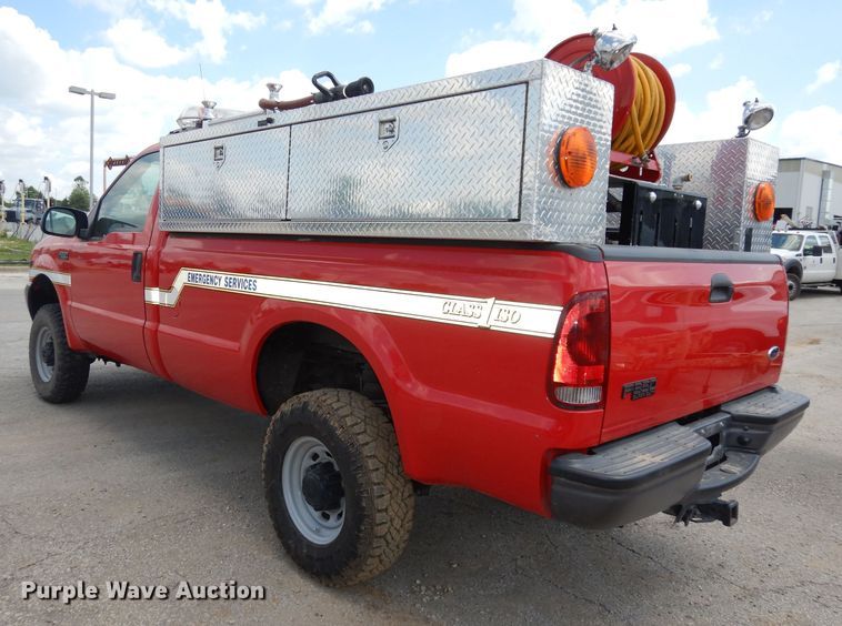 image for item DI6665 2002 Ford F350 Super Duty  brush fire truck