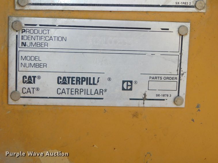 image for item DK8545 1995 Caterpillar 426B  backhoe
