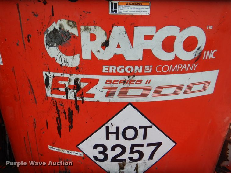 image for item DL0000 2010 Crafco EZ1000EB melter/applicator