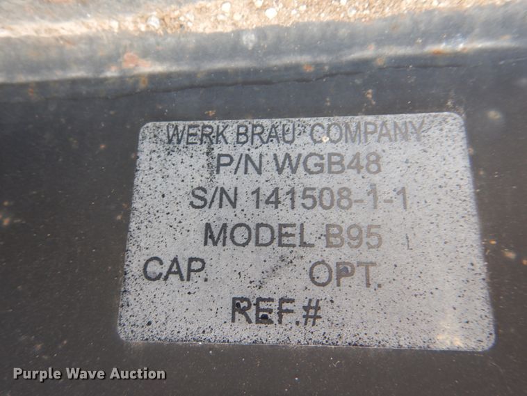image for item DL0029 Werk Brau B95  excavator bucket