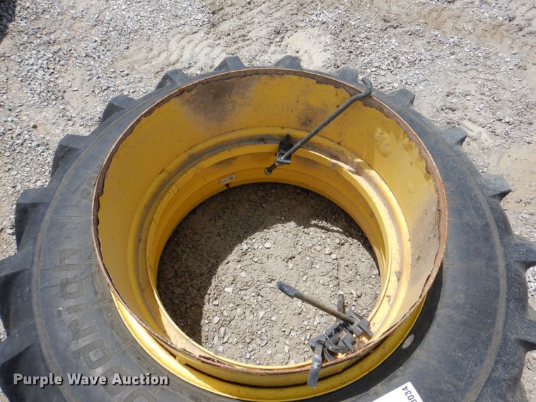 image for item DL0034 18.4-34 BF Goodrich tire and wheel