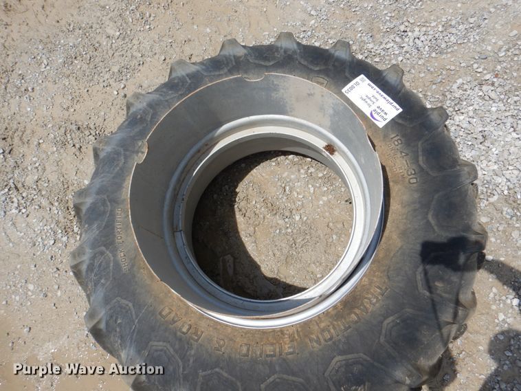 image for item DL0035 18.4-30 Firestone tire and wheel