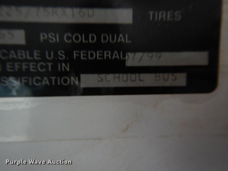 image for item DL0298 2000 Chevrolet  school bus