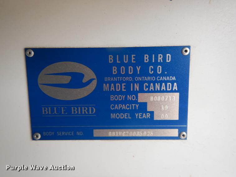 image for item DL0298 2000 Chevrolet  school bus