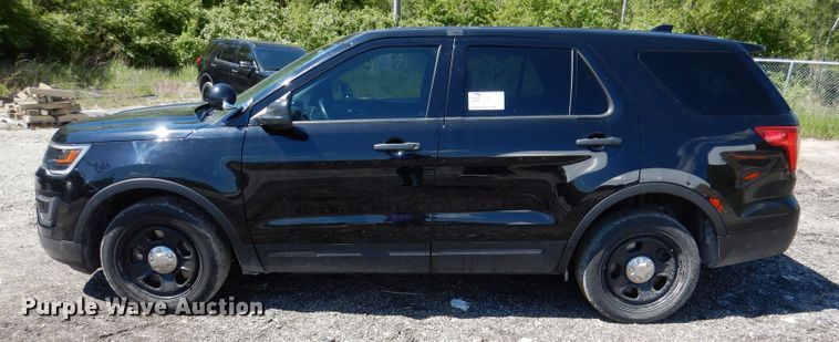 image for item DL8135 2017 Ford Explorer Police  SUV