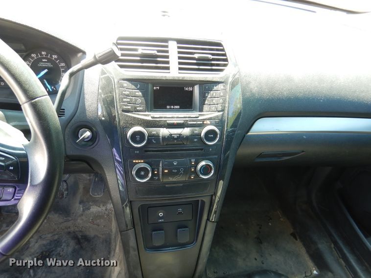 image for item DL8135 2017 Ford Explorer Police  SUV