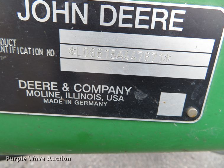image for item DN5846 John Deere 6615  tractor
