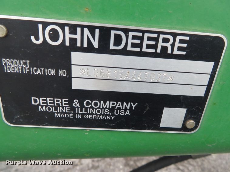 image for item DN5872 John Deere 6615  tractor
