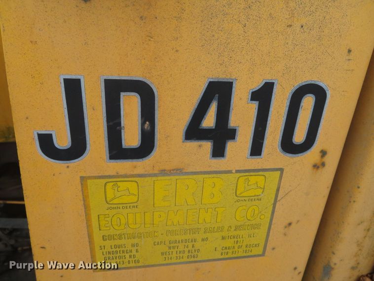 image for item DN5878 John Deere 410D  backhoe