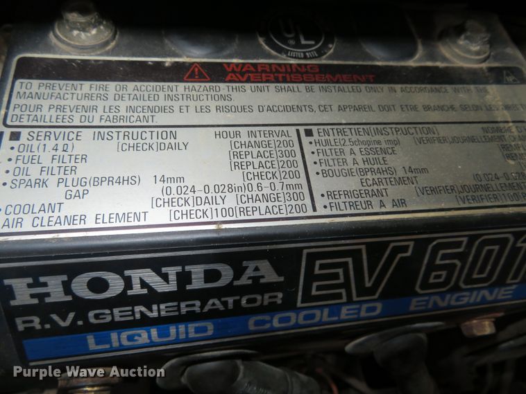 image for item DN5882 Honda EV6010  generator