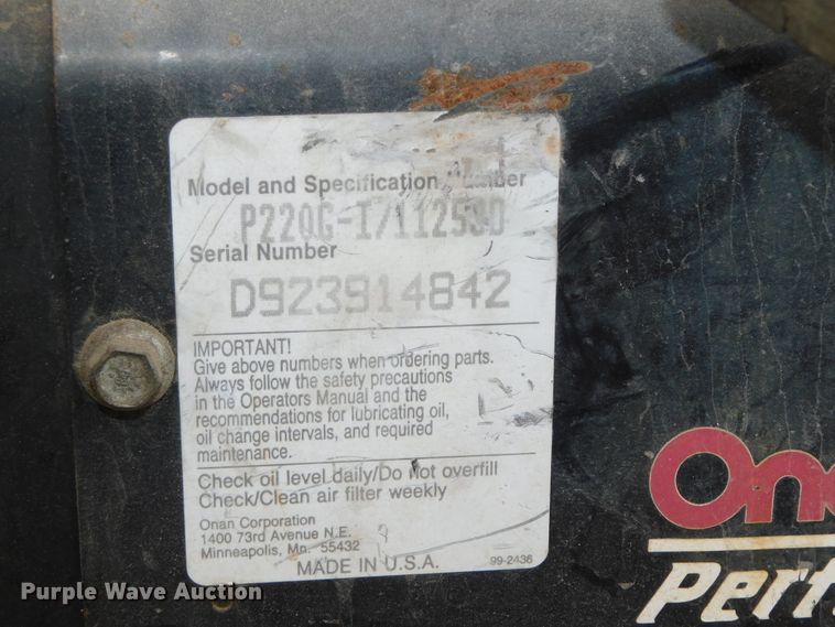 image for item HX9383 1993 Extendajet Plus E600 sewer jetter