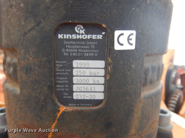 image for item IA9806 1999 Kinsofer 232-20 scrap grapple