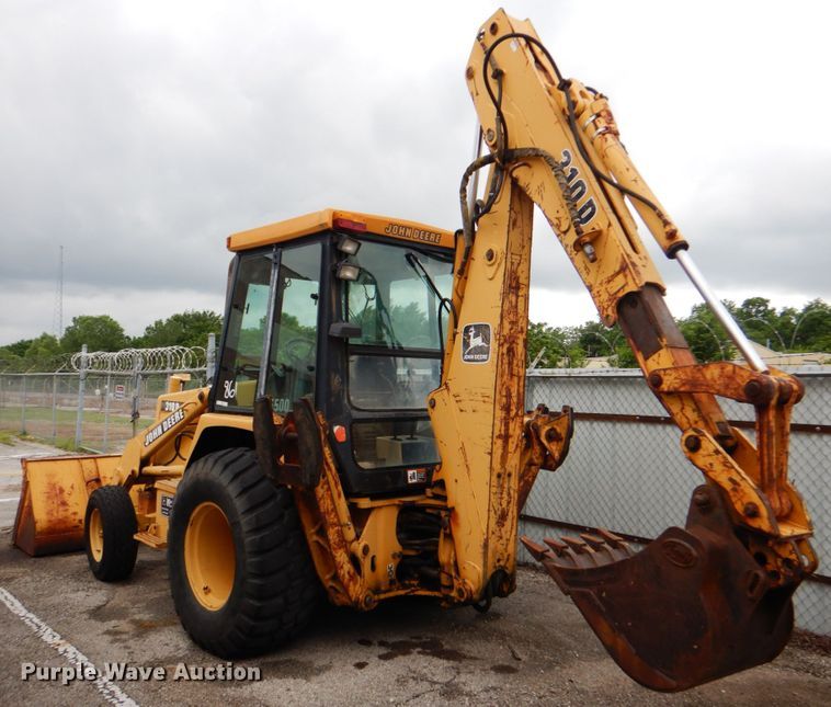 image for item IA9828 1994 John Deere 310D  backhoe