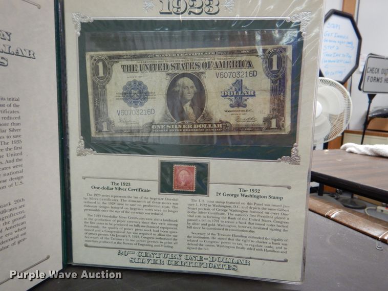 image for item IA9906 20th Century one-dollar silver certificates
