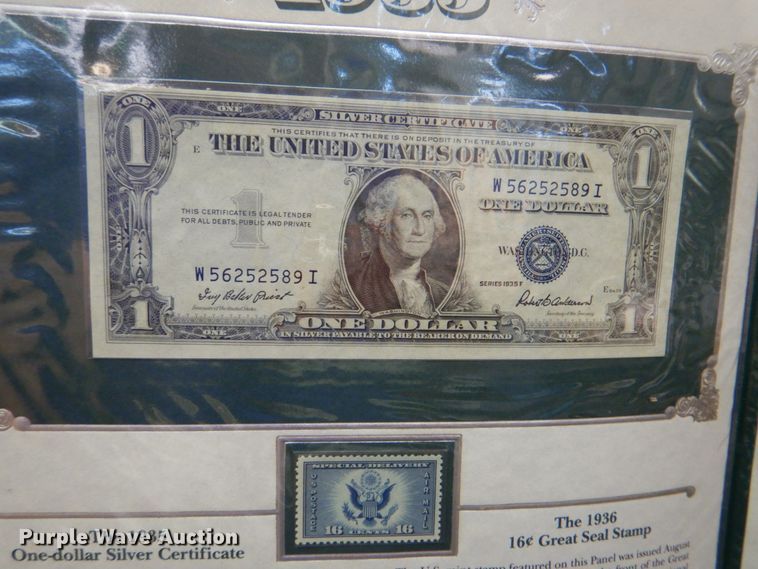 image for item IA9906 20th Century one-dollar silver certificates