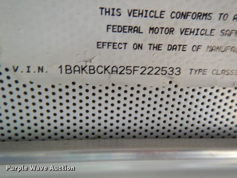 image for item ID9875 2005 Blue Bird Vision  school bus