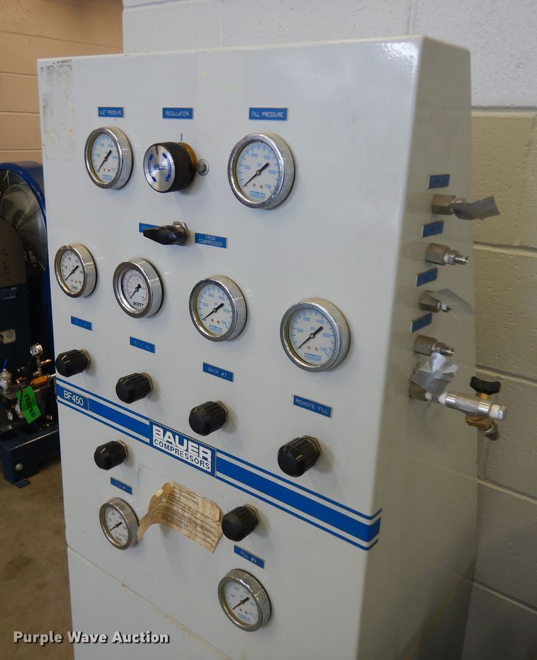 image for item ID9888 Bauer SCBA fill station and air compressor