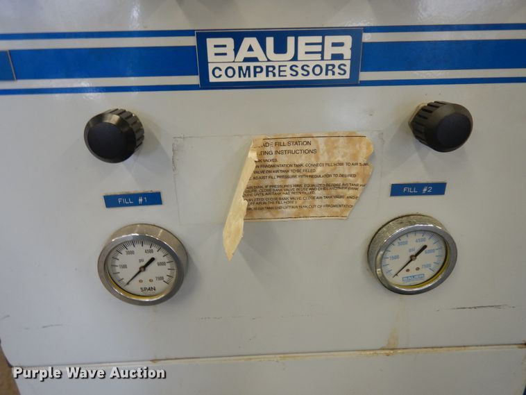 image for item ID9888 Bauer SCBA fill station and air compressor