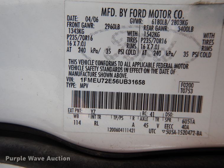 image for item IL9361 2006 Ford Explorer  SUV