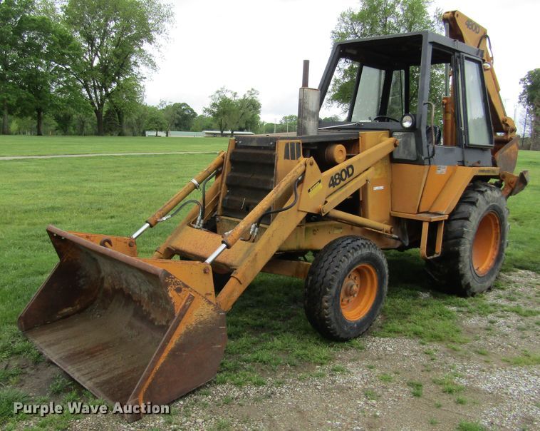 image for item IL9380 1982 Case 480D  backhoe