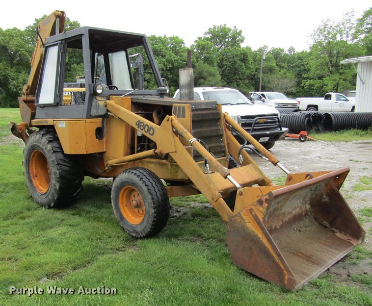 image for item IL9380 1982 Case 480D  backhoe