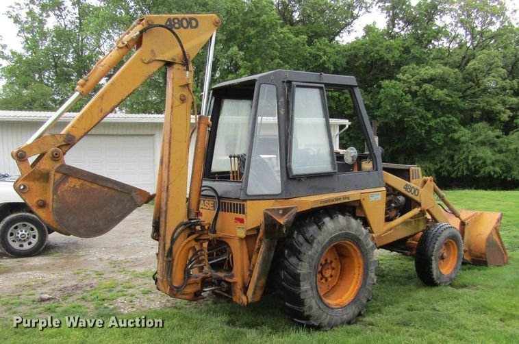image for item IL9380 1982 Case 480D  backhoe