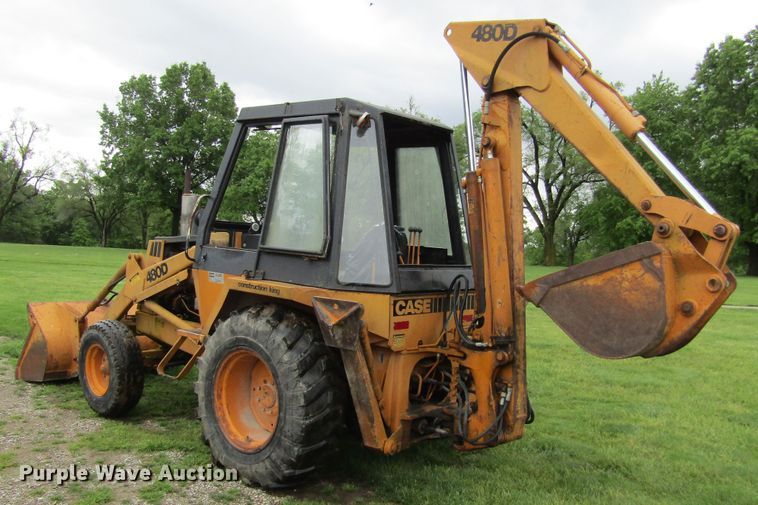 image for item IL9380 1982 Case 480D  backhoe