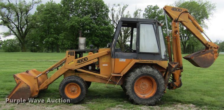 image for item IL9380 1982 Case 480D  backhoe