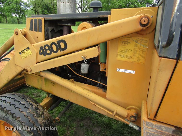 image for item IL9380 1982 Case 480D  backhoe