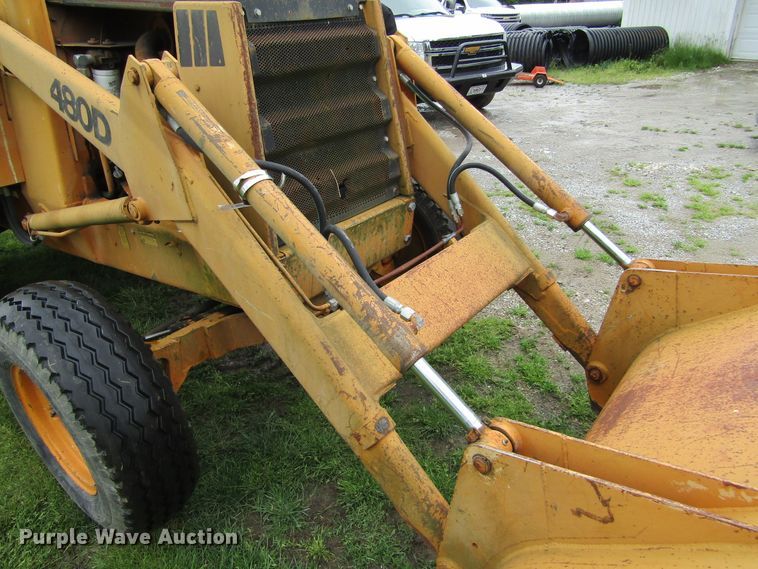 image for item IL9380 1982 Case 480D  backhoe