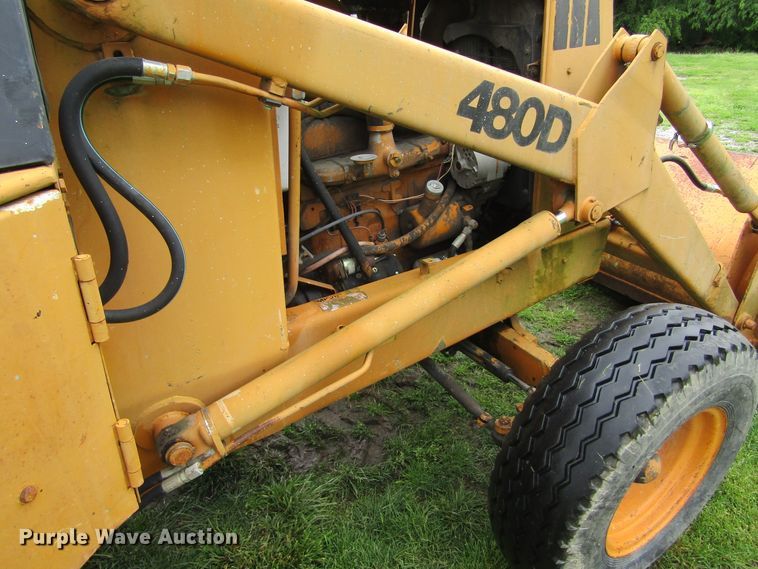 image for item IL9380 1982 Case 480D  backhoe