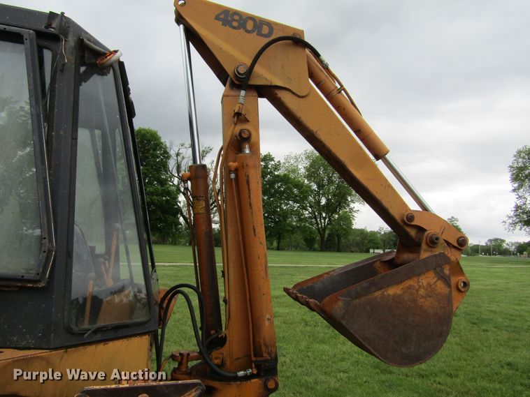 image for item IL9380 1982 Case 480D  backhoe