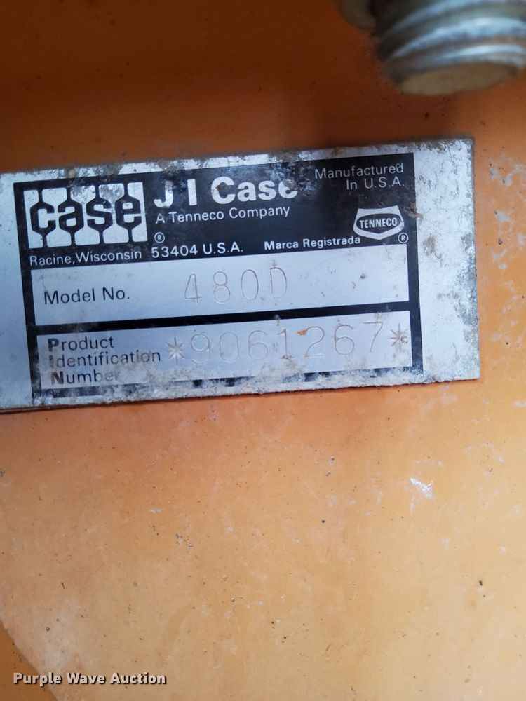 image for item IL9380 1982 Case 480D  backhoe