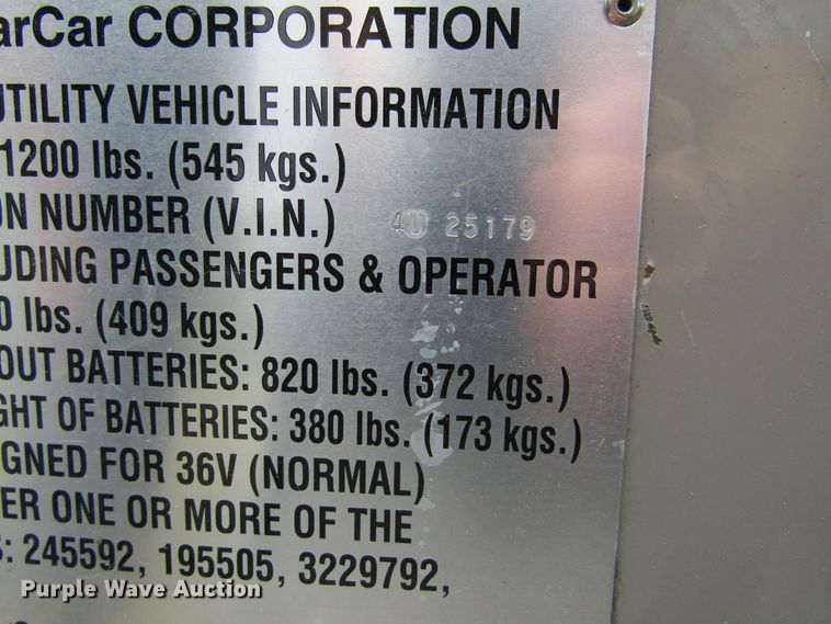 image for item IL9386 Columbia  golf cart