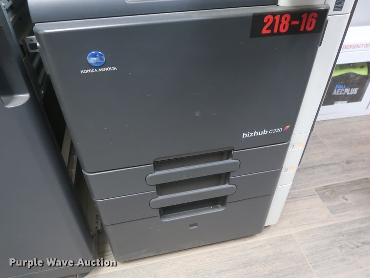 image for item IO9099 2012 Konica Minolta Bizhub C220 multi-function copy center