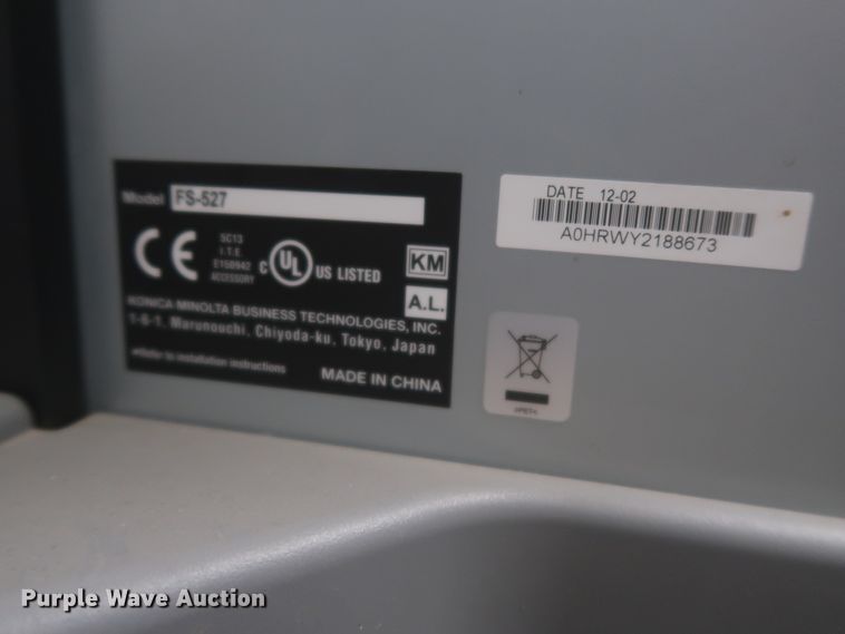 image for item IO9099 2012 Konica Minolta Bizhub C220 multi-function copy center