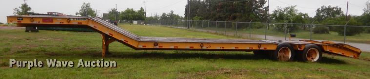 image for item IP9820 2007 Overbilt  drop deck equipment trailer