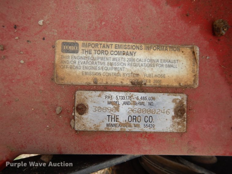 image for item IS9081 Toro 30698  ZTR lawn mower