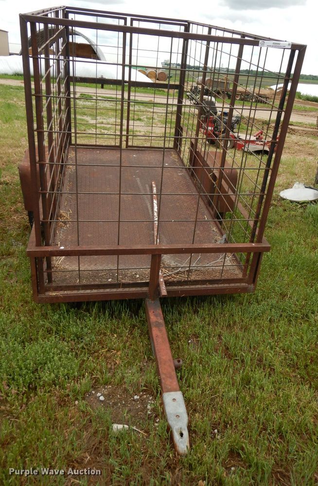 image for item IS9082 Shop built utility trailer