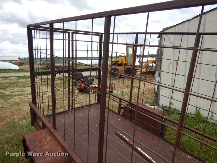 image for item IS9082 Shop built utility trailer