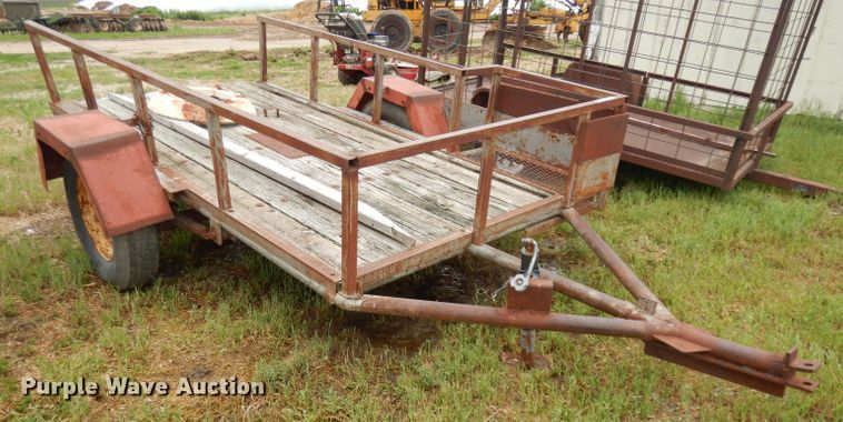 image for item IS9083 Shop built utility trailer