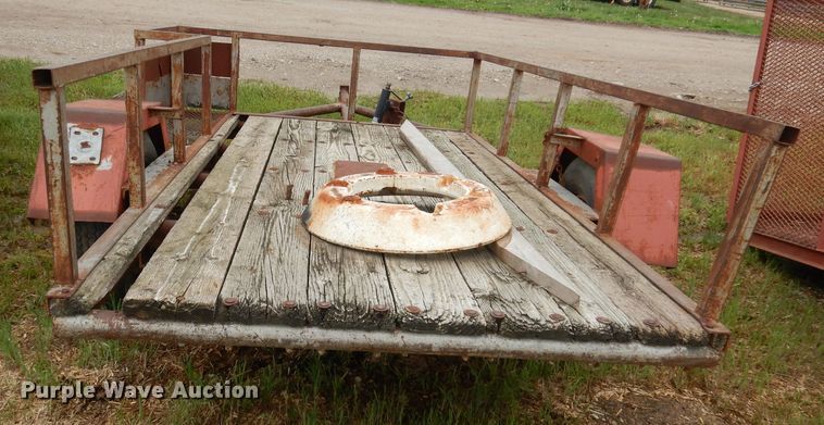 image for item IS9083 Shop built utility trailer