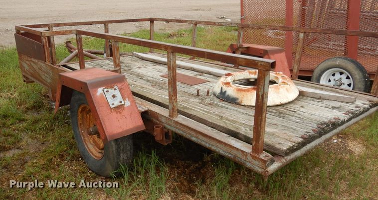 image for item IS9083 Shop built utility trailer